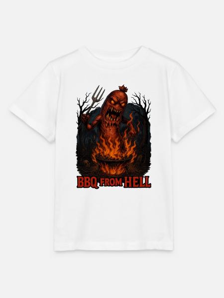 BBQ From Hell - Stanley/Stella Kinder T-Shirt MINI CREATOR - Weiß