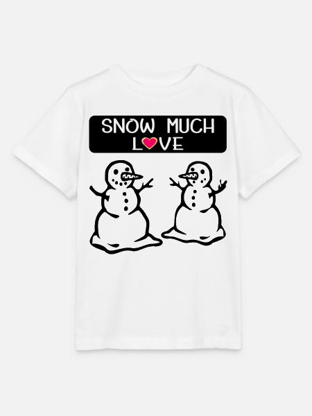 Schneemann liebt Winterweihnachten - Stanley/Stella Kinder T-Shirt MINI CREATOR  - Weiß