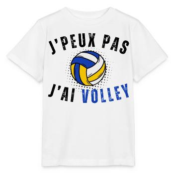 Ich kann nicht, ich habe Volley-Humor-Geschenk - Stanley/Stella Kinder T-Shirt MINI CREATOR  - Weiß - Vorne - Maike (125cm)