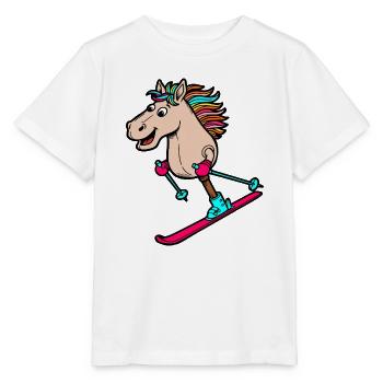 Ski de montage amateur - T-shirt bio MINI CREATOR Stanley/Stella Enfant - blanc - Devant - Maike (125cm)