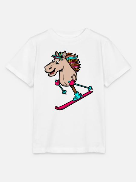Hobby-Horsing-Ski - Stanley/Stella Kinder T-Shirt MINI CREATOR - Weiß