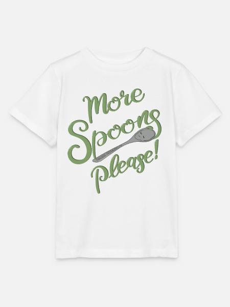 More Spoons please! - Stanley/Stella Kinder T-Shirt MINI CREATOR - Weiß
