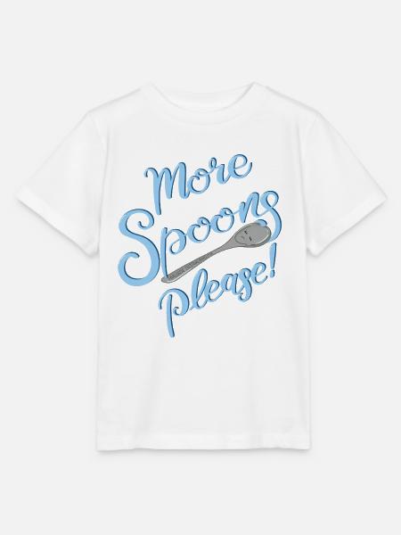 More Spoons please! - Stanley/Stella Kinder T-Shirt MINI CREATOR - Weiß