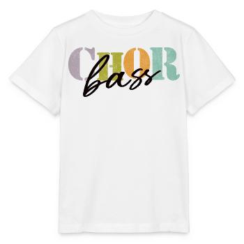 Choir Bass - Stanley/Stella MINI CREATOR Kids’ T-Shirt - white - Front - Maike (125cm)