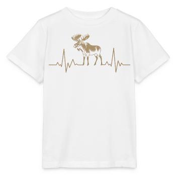 Mosses Heartbeat Silhouette - Stanley/Stella MINI CREATOR Kids’ T-Shirt - white - Front - Maike (125cm)