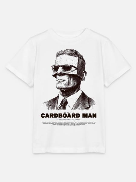 Cardboard Mann Porträt - Stanley/Stella Kinder T-Shirt MINI CREATOR - Weiß