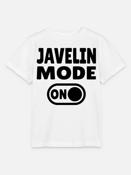 Javelin Mode ON - Speerwerfen - Stanley/Stella Kinder T-Shirt MINI CREATOR  - Weiß