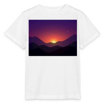Montagne du Couchant en pente - T-shirt bio MINI CREATOR Stanley/Stella Enfant - blanc - Devant - Maike (125cm)
