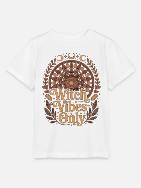 Witchcraft Witch Vibes Only Wicca Spellcaster - Stanley/Stella Kinder T-Shirt MINI CREATOR - Weiß