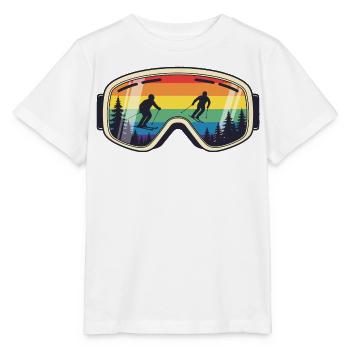 Skibrillenbogen Ciel Mountain - Stanley/Stella Kinder T-Shirt MINI CREATOR  - Weiß - Vorne - Maike (125cm)