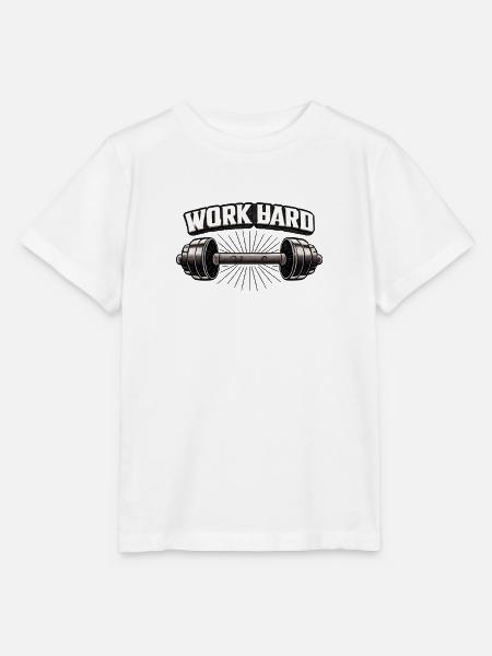 Kraftvolles Training Shirt - Stanley/Stella Kinder T-Shirt MINI CREATOR  - Weiß