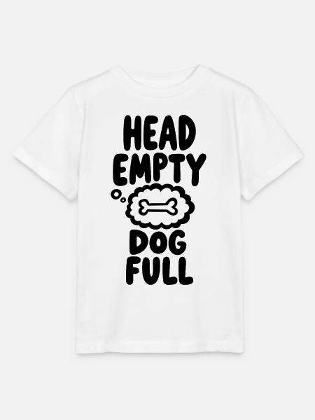 Head Empty Dog Full Hundeliebe - Stanley/Stella Kinder T-Shirt MINI CREATOR  - Weiß
