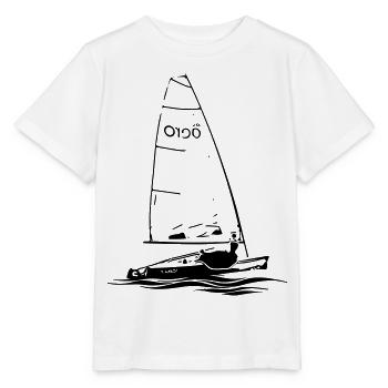 RS aero sailing dinghy sailboat regatta sailing sport - Stanley/Stella MINI CREATOR Kids’ T-Shirt - white - Front - Maike (125cm)