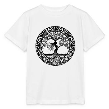 Esotericism Lifestyle Spirituality Mindfulness Yoga - Stanley/Stella MINI CREATOR Kids’ T-Shirt - white - Front - Maike (125cm)