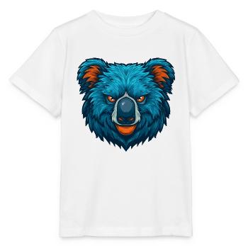 Logo de la mascotte Fierce Koala Esports - T-shirt bio MINI CREATOR Stanley/Stella Enfant - blanc - Devant - Maike (125cm)