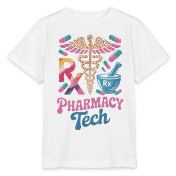 Art de la pharmacie Rx Tech - T-shirt bio MINI CREATOR Stanley/Stella Enfant - blanc - Devant - Maike (125cm)