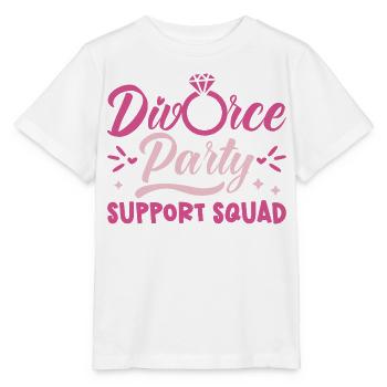 Divorce Party Cadeau Humour Amis Soirée de Rupture - T-shirt bio MINI CREATOR Stanley/Stella Enfant - blanc - Devant - Maike (125cm)