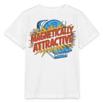Technicien IRM Technologue IRM Magnétiquement Attrayante - T-shirt bio MINI CREATOR Stanley/Stella Enfant - blanc - Devant - Maike (125cm)