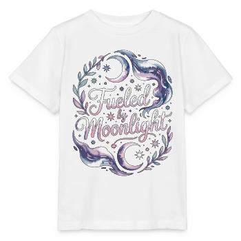 Sorcellerie alimentée par la sorcellerie au clair de lune Astrologie - T-shirt bio MINI CREATOR Stanley/Stella Enfant - blanc - Devant - Maike (125cm)