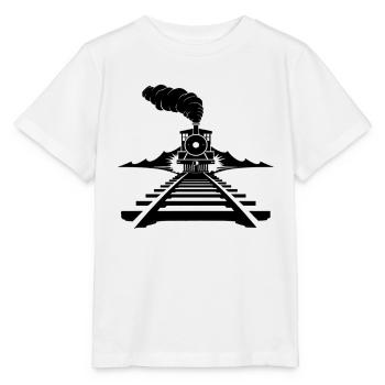 Railway Sketch - Stanley/Stella MINI CREATOR Kids’ T-Shirt - white - Front - Maike (125cm)