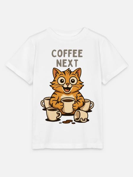 KaffeeKätzchen CoffeeNext - Stanley/Stella Kinder T-Shirt MINI CREATOR - Weiß