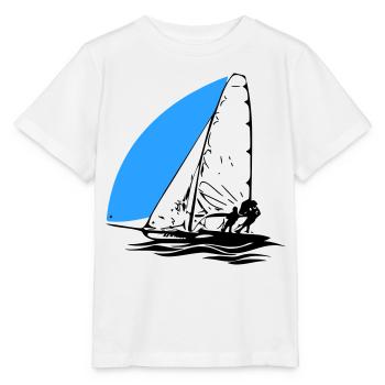 49er Dériveur à voile Régate de voilier Voile Sports de voile - T-shirt bio MINI CREATOR Stanley/Stella Enfant - blanc - Devant - Maike (125cm)