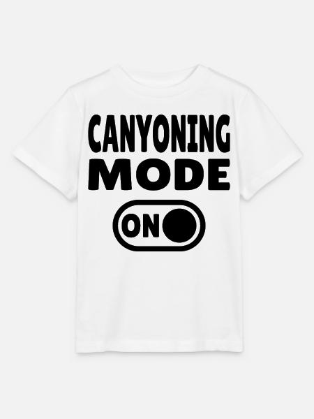 Canyoning Mode ON – Schalter auf Adrenalin - Stanley/Stella Kinder T-Shirt MINI CREATOR - Weiß