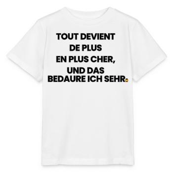 Französisch-Deutsch-Reim 1 (Ver. B) - Stanley/Stella Kinder T-Shirt MINI CREATOR  - Weiß - Vorne - Maike (125cm)