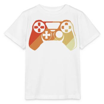 Vintage Gamepad - Stanley/Stella Kinder T-Shirt MINI CREATOR  - Weiß - Vorne - Maike (125cm)
