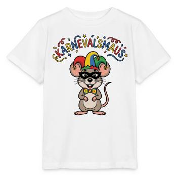 Carnival Mouse Cologne Carnival Mouse - Stanley/Stella MINI CREATOR Kids’ T-Shirt - white - Front - Maike (125cm)