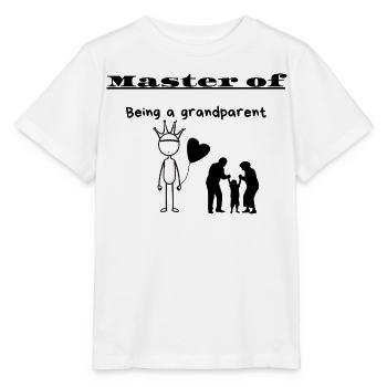Maître d’être grand-parent - T-shirt bio MINI CREATOR Stanley/Stella Enfant - blanc - Devant - Maike (125cm)