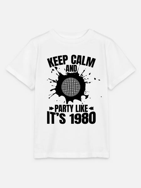 Feiern wie in den 80ern - Stanley/Stella Kinder T-Shirt MINI CREATOR  - Weiß
