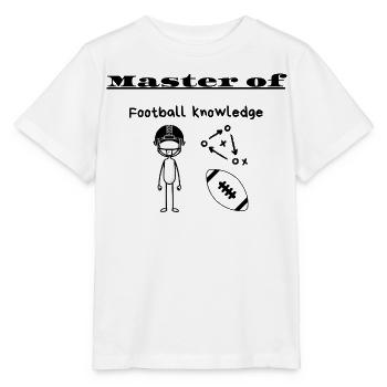 Maîtrise en connaissances du football - T-shirt bio MINI CREATOR Stanley/Stella Enfant - blanc - Devant - Maike (125cm)