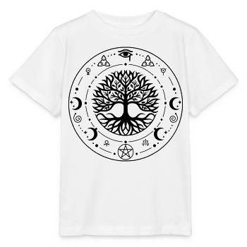 Sacred Tree of Life - Stanley/Stella MINI CREATOR Kids’ T-Shirt - white - Front - Maike (125cm)