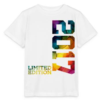 LIMITED EDITION 2017 9 JAHRE 9. GEBURTSTAG - Stanley/Stella Kinder T-Shirt MINI CREATOR  - Weiß - Vorne - Maike (125cm)