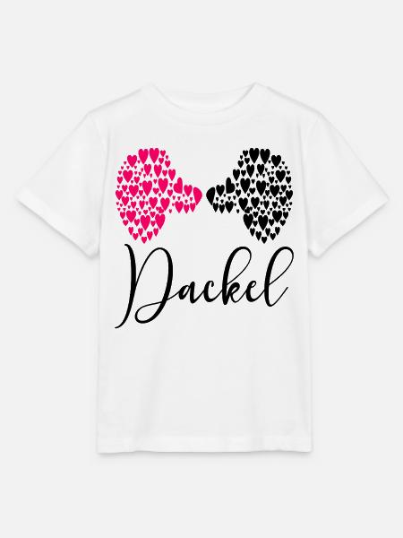 Dackel Hunde Liebe - Stanley/Stella Kinder T-Shirt MINI CREATOR - Weiß
