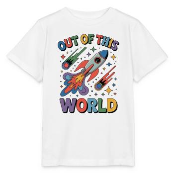 Out of This World - Stanley/Stella MINI CREATOR Kids’ T-Shirt - white - Front - Maike (125cm)