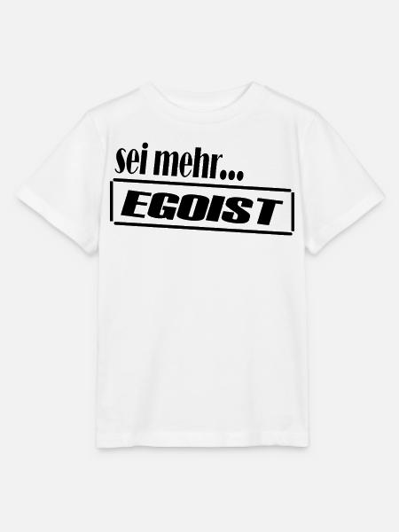 Egoist / Klarer Statement-Look - Stanley/Stella Kinder T-Shirt MINI CREATOR  - Weiß