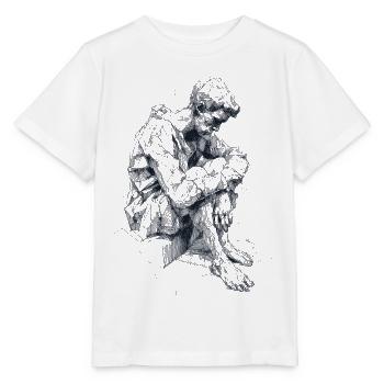 Geometric Shadow Figure - Stanley/Stella MINI CREATOR Kids’ T-Shirt - white - Front - Maike (125cm)