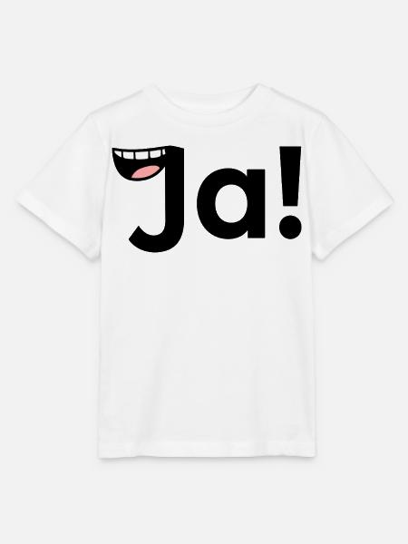 Positive Antwort JA - Stanley/Stella Kinder T-Shirt MINI CREATOR - Weiß