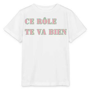 THIS ROLE SUITS YOU WELL - Stanley/Stella MINI CREATOR Kids’ T-Shirt - white - Front - Maike (125cm)