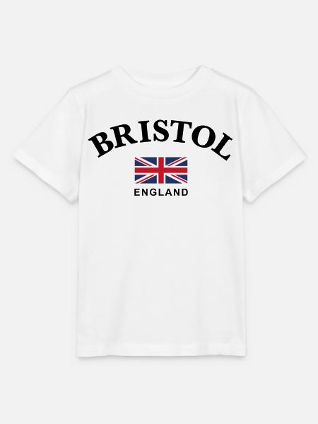 Bristol, England - Stanley/Stella Kinder T-Shirt MINI CREATOR - Weiß