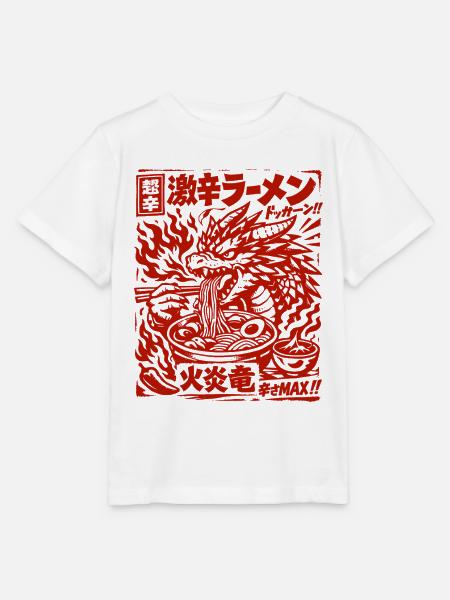 Drachen | Ramen | Nudelsuppe | extra scharf - Stanley/Stella Kinder T-Shirt MINI CREATOR  - Weiß