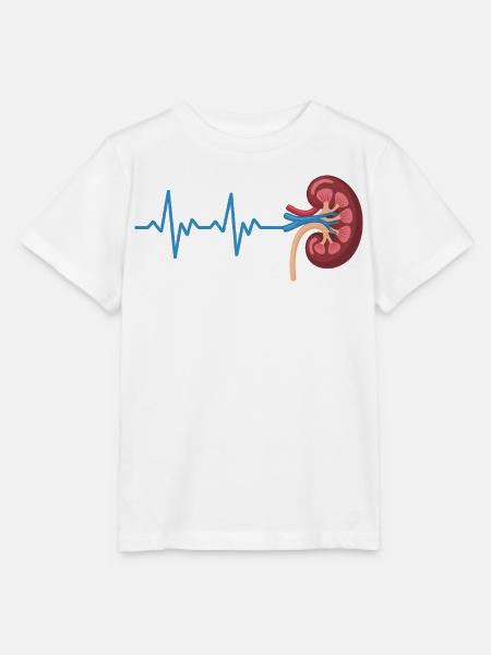 Nierenrhythmus Grafik - Stanley/Stella Kinder T-Shirt MINI CREATOR - Weiß