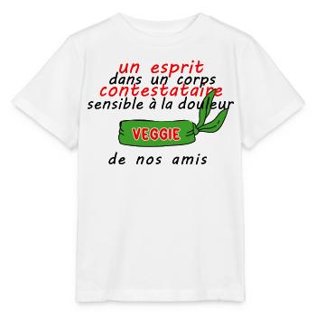 Des_esprits_contestataires_dans_des_corps_sensible - T-shirt bio MINI CREATOR Stanley/Stella Enfant - blanc - Devant - Maike (125cm)