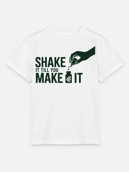 Homöopathie: Schüttel es, bis du es professionell machst. - Stanley/Stella Kinder T-Shirt MINI CREATOR - Weiß