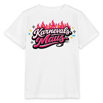 Cologne de la souris de carnaval - Design du carnaval de Cologne - T-shirt bio MINI CREATOR Stanley/Stella Enfant - blanc - Devant - Maike (125cm)