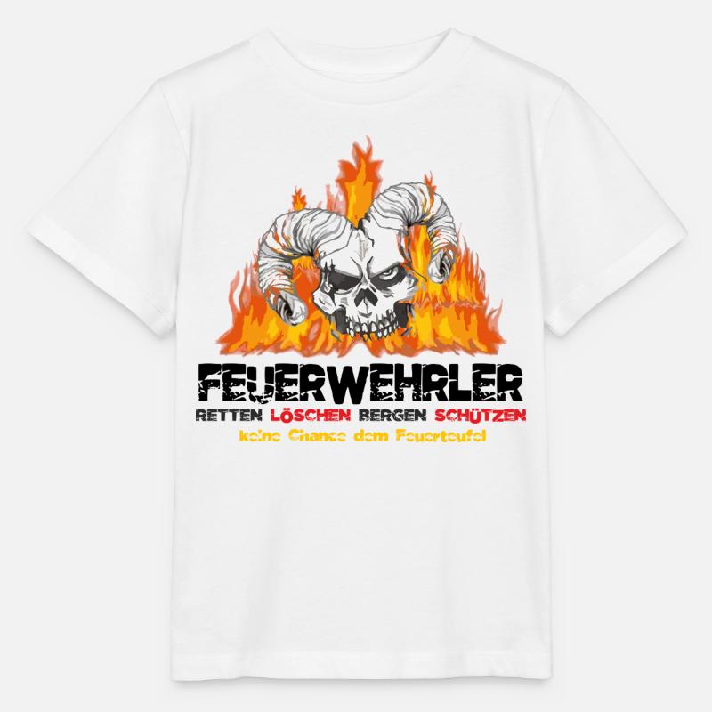 Feuerwehrler Feuerteufel - Stanley/Stella Kinder T-Shirt MINI CREATOR - Weiß