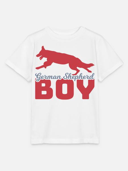 Schäferhund Junge - Stanley/Stella Kinder T-Shirt MINI CREATOR - Weiß