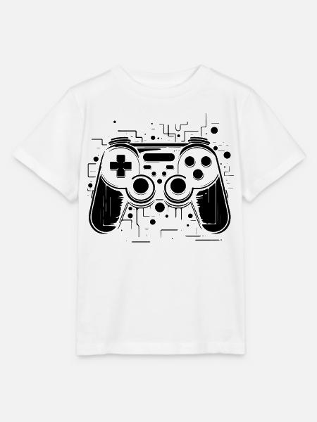 Spiel Controller - Stanley/Stella Kinder T-Shirt MINI CREATOR - Weiß